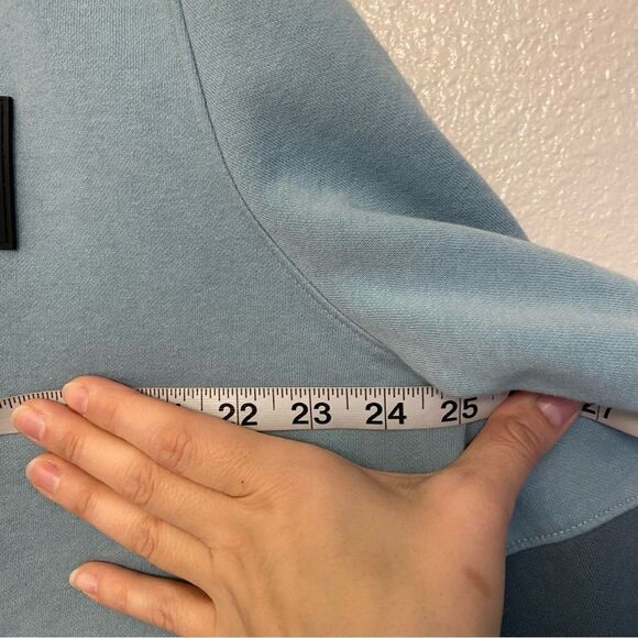 Columbia Hawkins Cliff Men's Blue color block Crew neck Sweatshirt XL - Picture 7 of 8